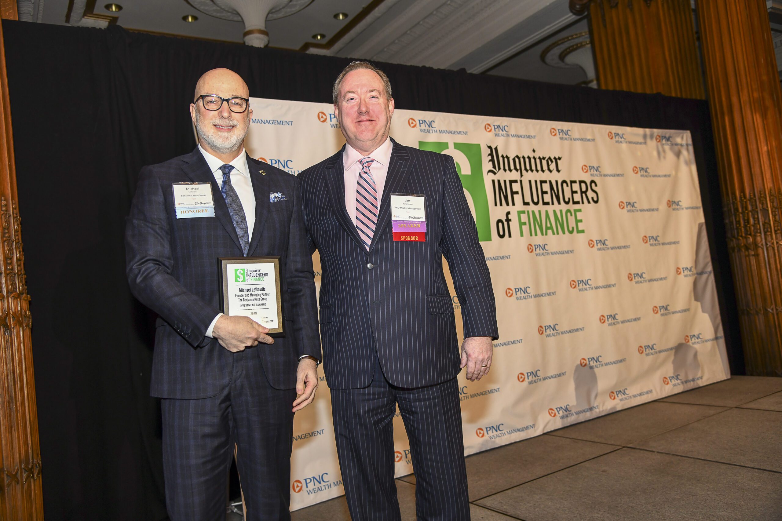 Michael Lefkowitz Receives the 2019 Inquirer Influencer of Finance Award